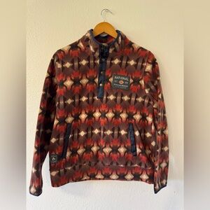 Pro Rodeo Fleece Pullover, Multi Colored, Size Medium